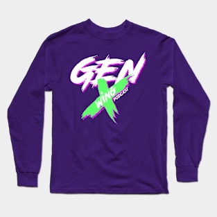 Gen X Wing Rage - Green/Pink Long Sleeve T-Shirt